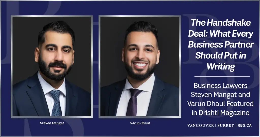Steven Mangat & Varun Dhaul Featured in Drishti Magazine