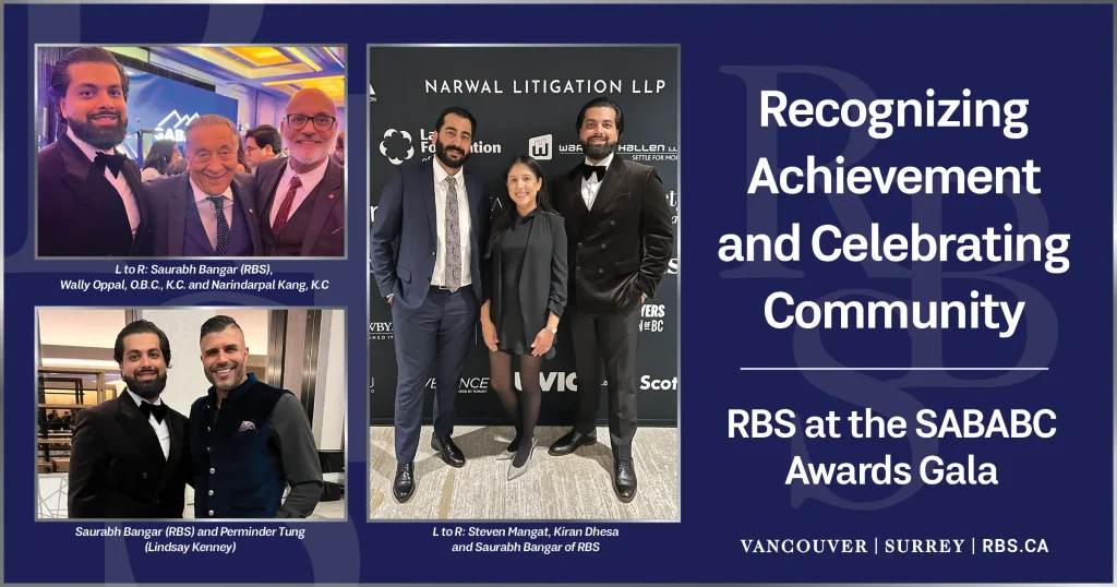Our South Asian Practice Group Lawyers Attend SABABC Awards Gala